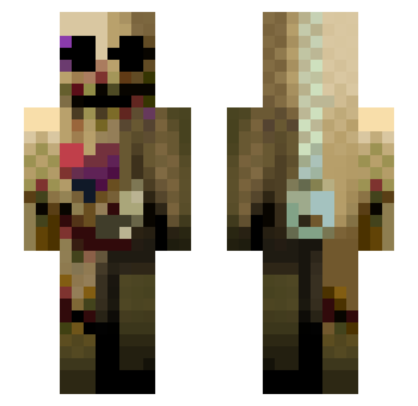 P0P1T - scary Minecraft skin