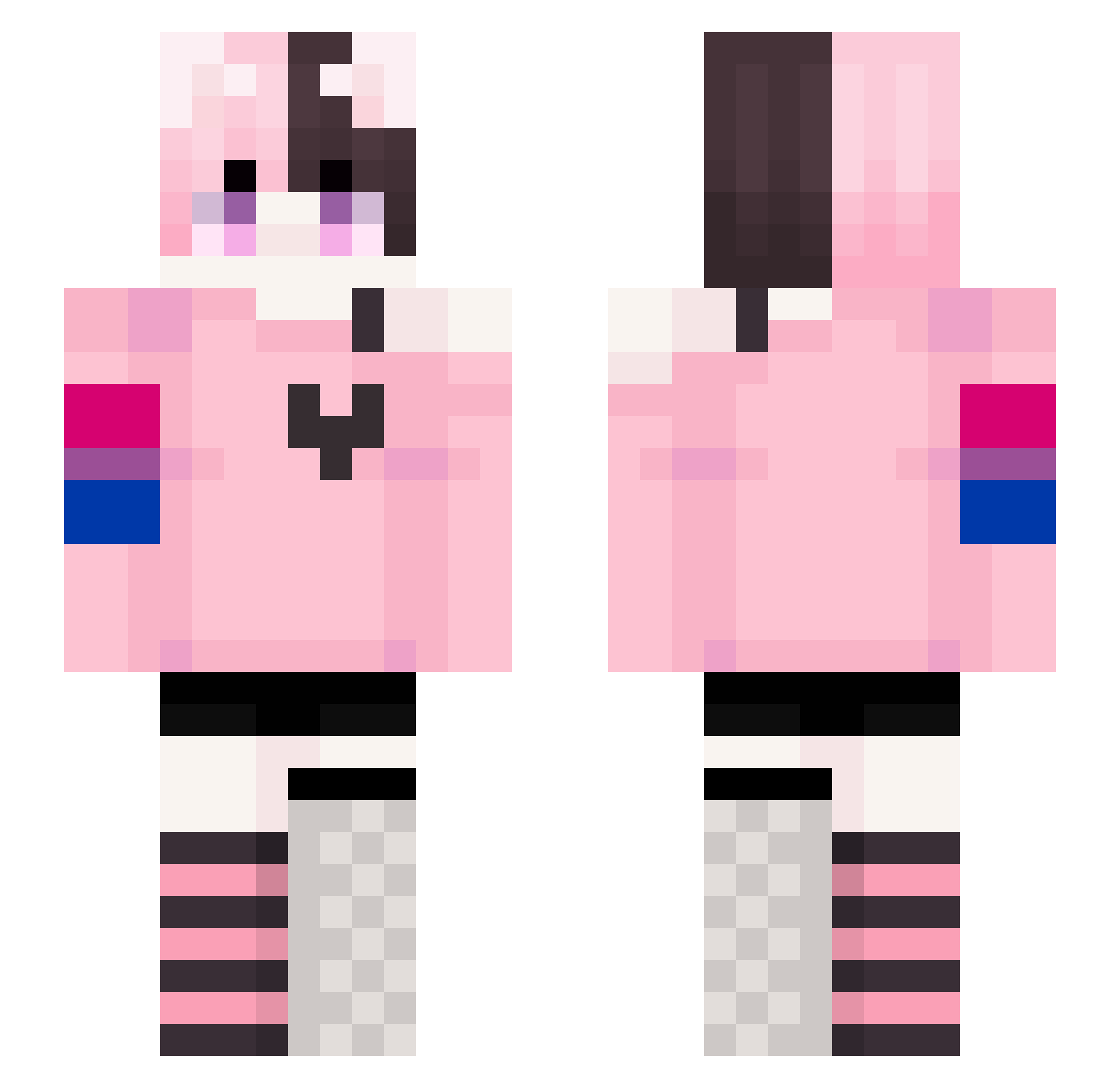 captan_capitan Minecraft skin, front and back view