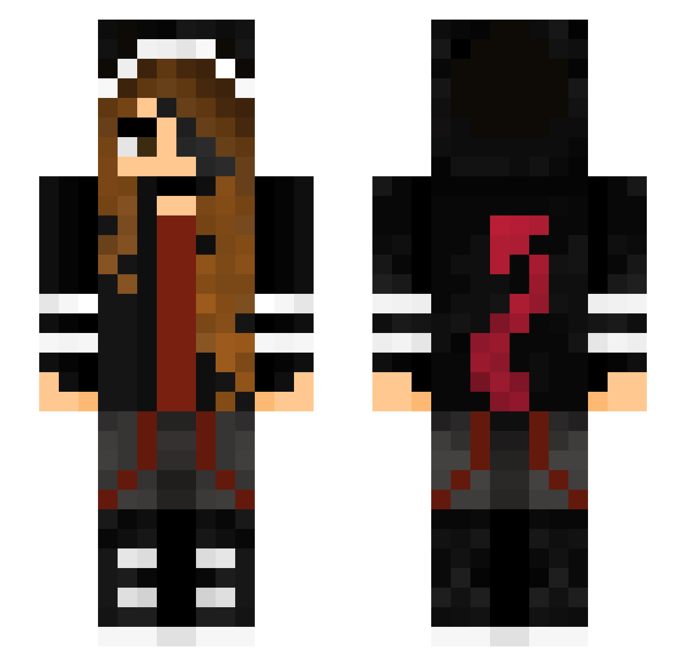 ibanezthatemo Minecraft skin, front and back view