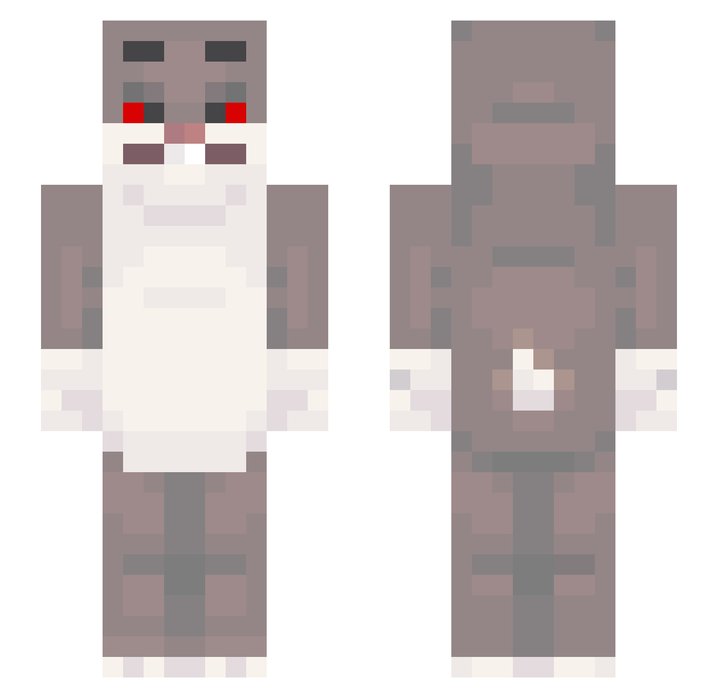 proste_banejj Minecraft skin, front and back view