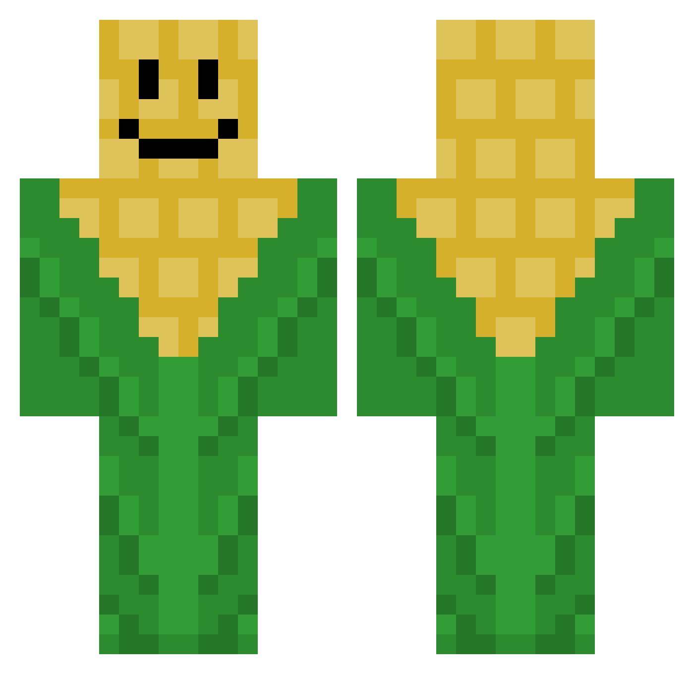 VictorEduardo26 Minecraft skin, front and back view