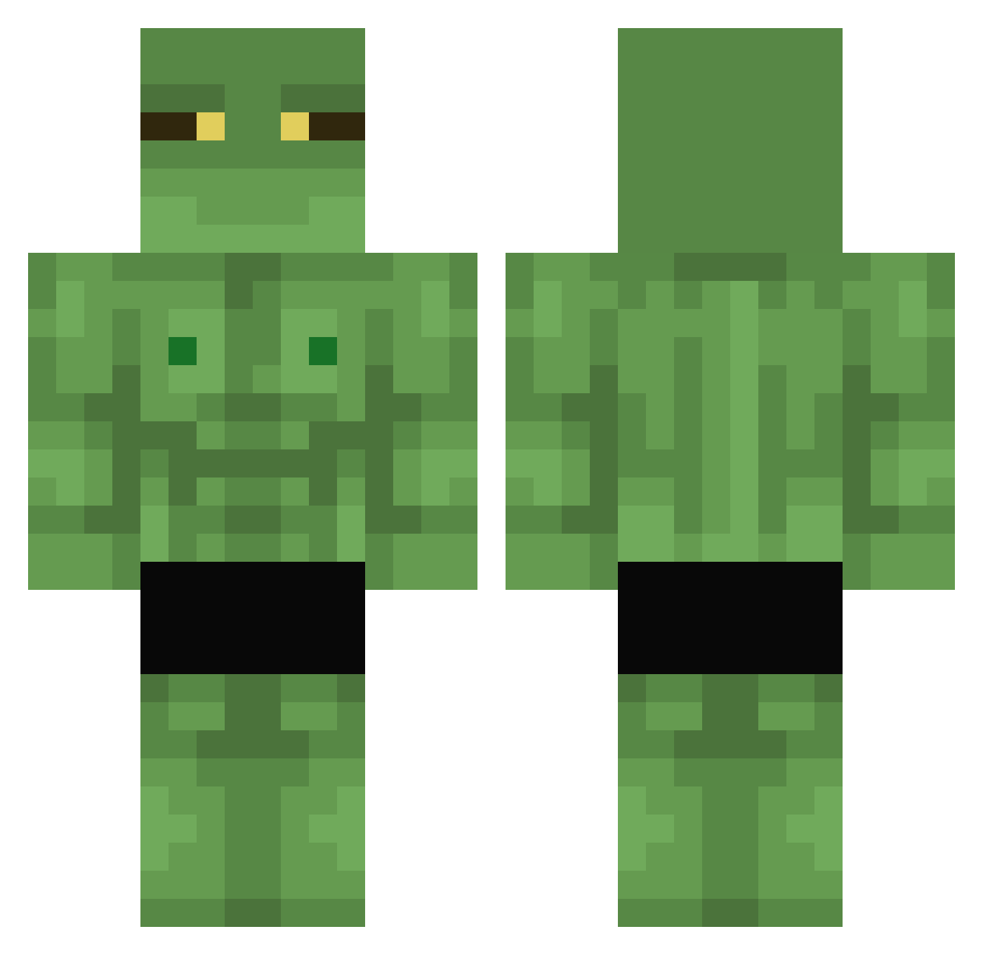 richard_2 Minecraft skin, front and back view