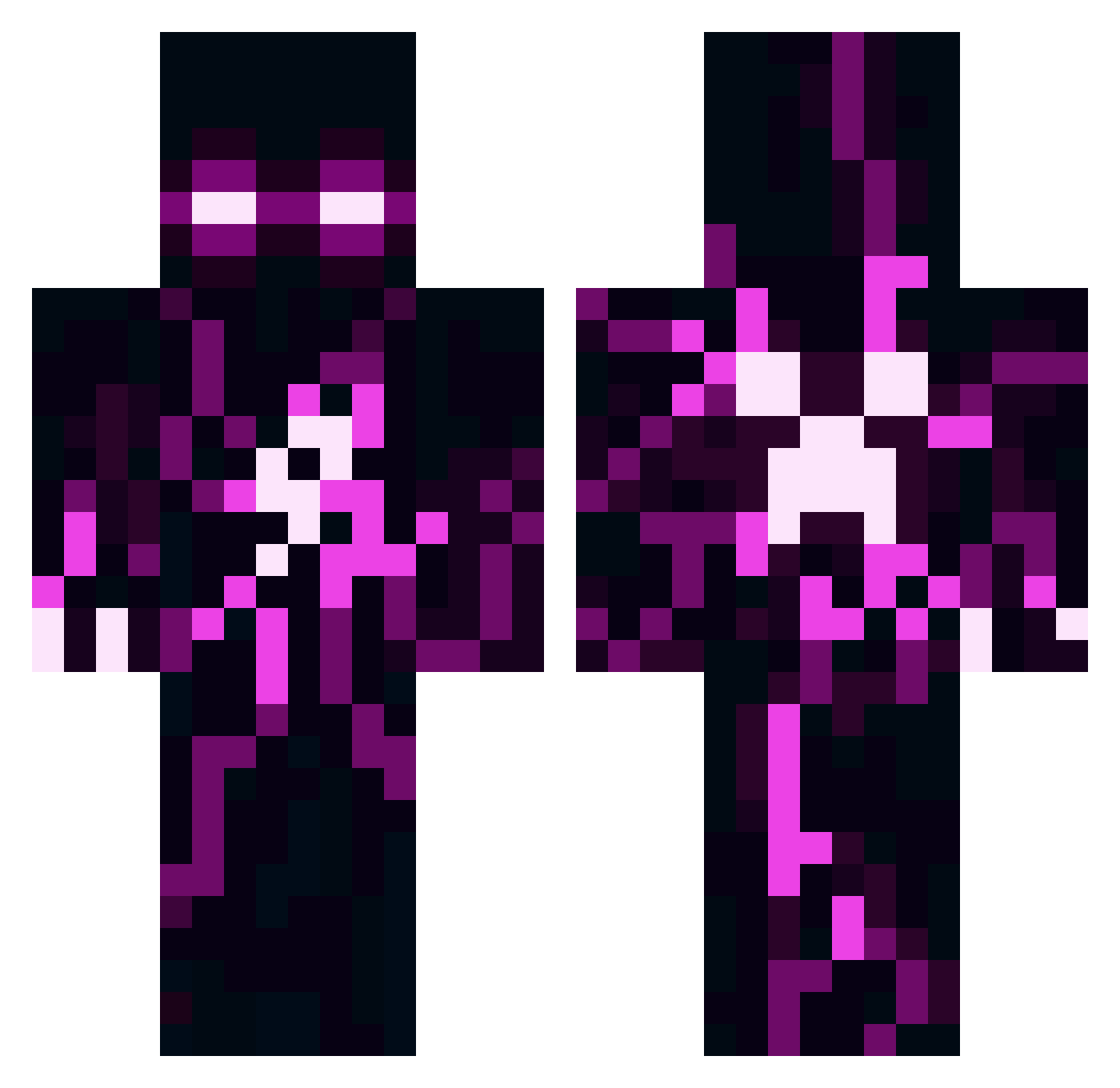 Schiggy531 Minecraft skin, front and back view