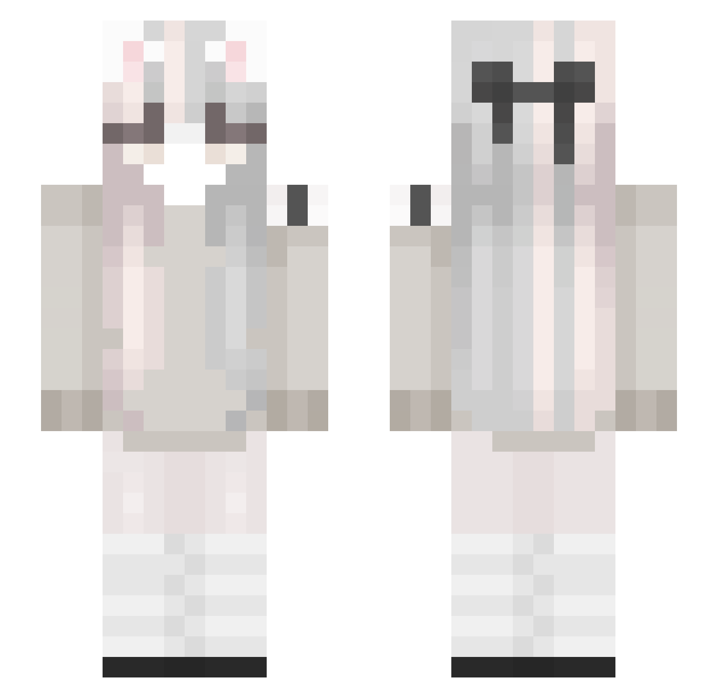 PICO_BUGHUNTER Minecraft skin, front and back view