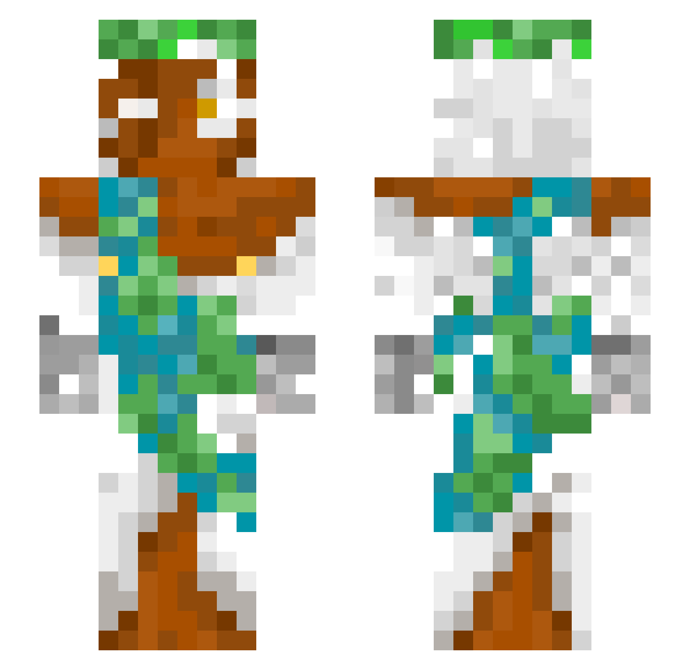 RedDwarf2012 Minecraft skin, front and back view