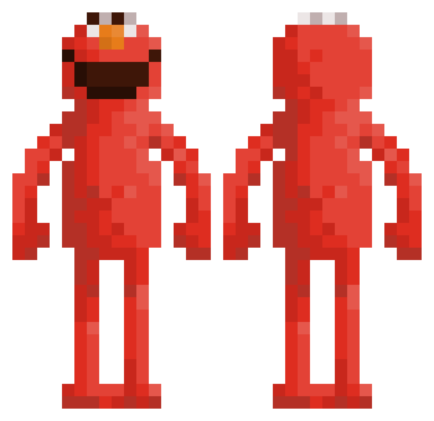 potatotomato10 Minecraft skin, front and back view