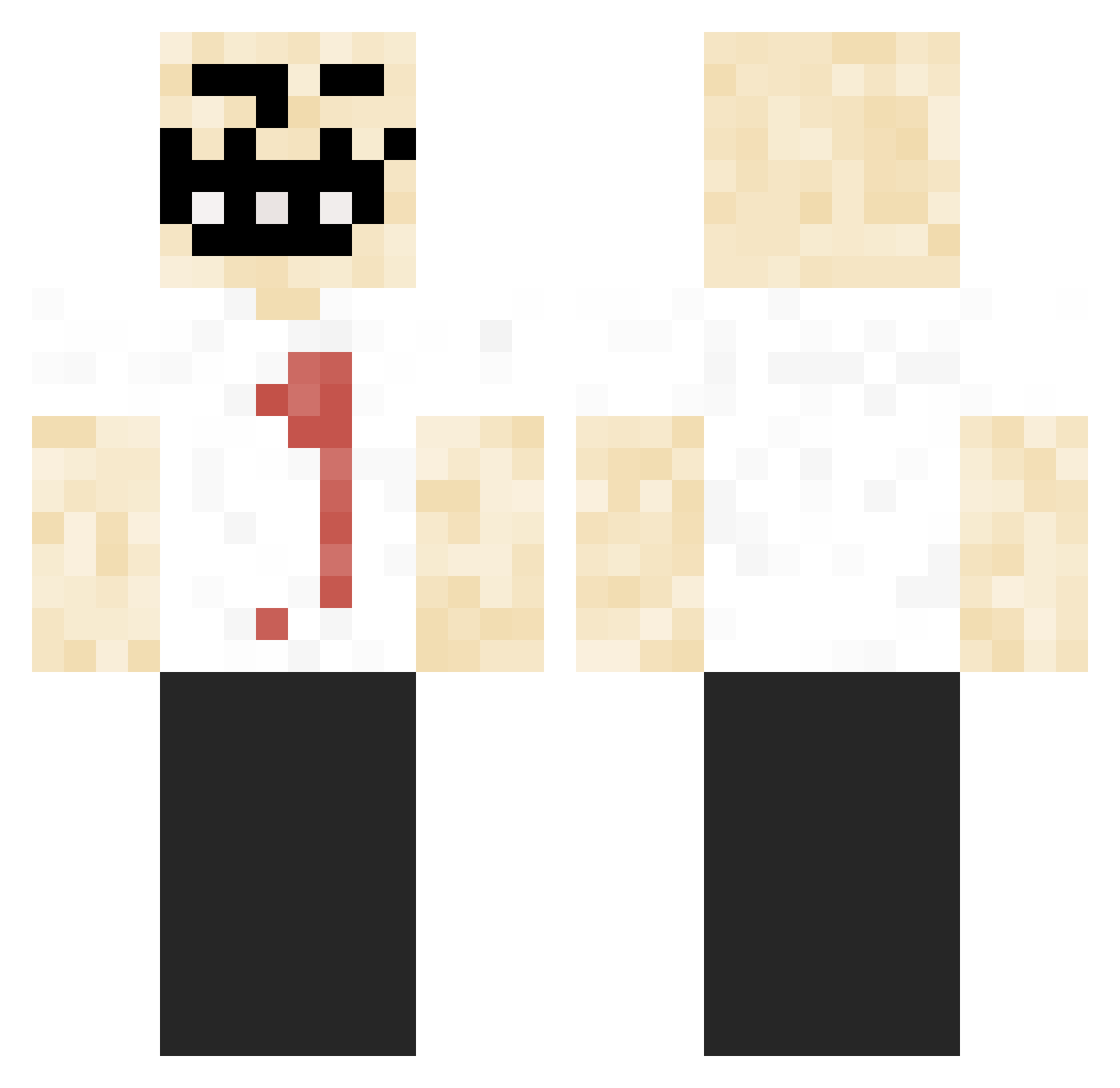 Cloudzzz__ Minecraft skin, front and back view