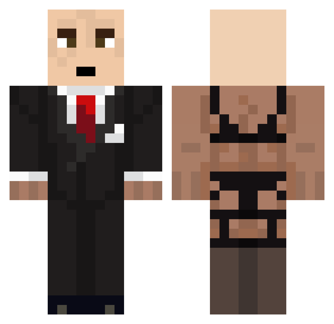 MAX_FCN Minecraft skin, front and back view