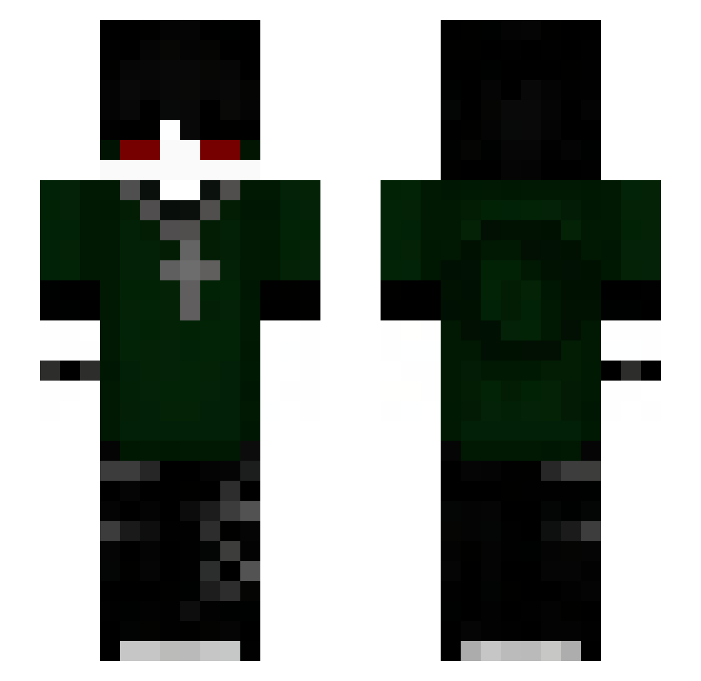 ImStroK Minecraft skin, front and back view