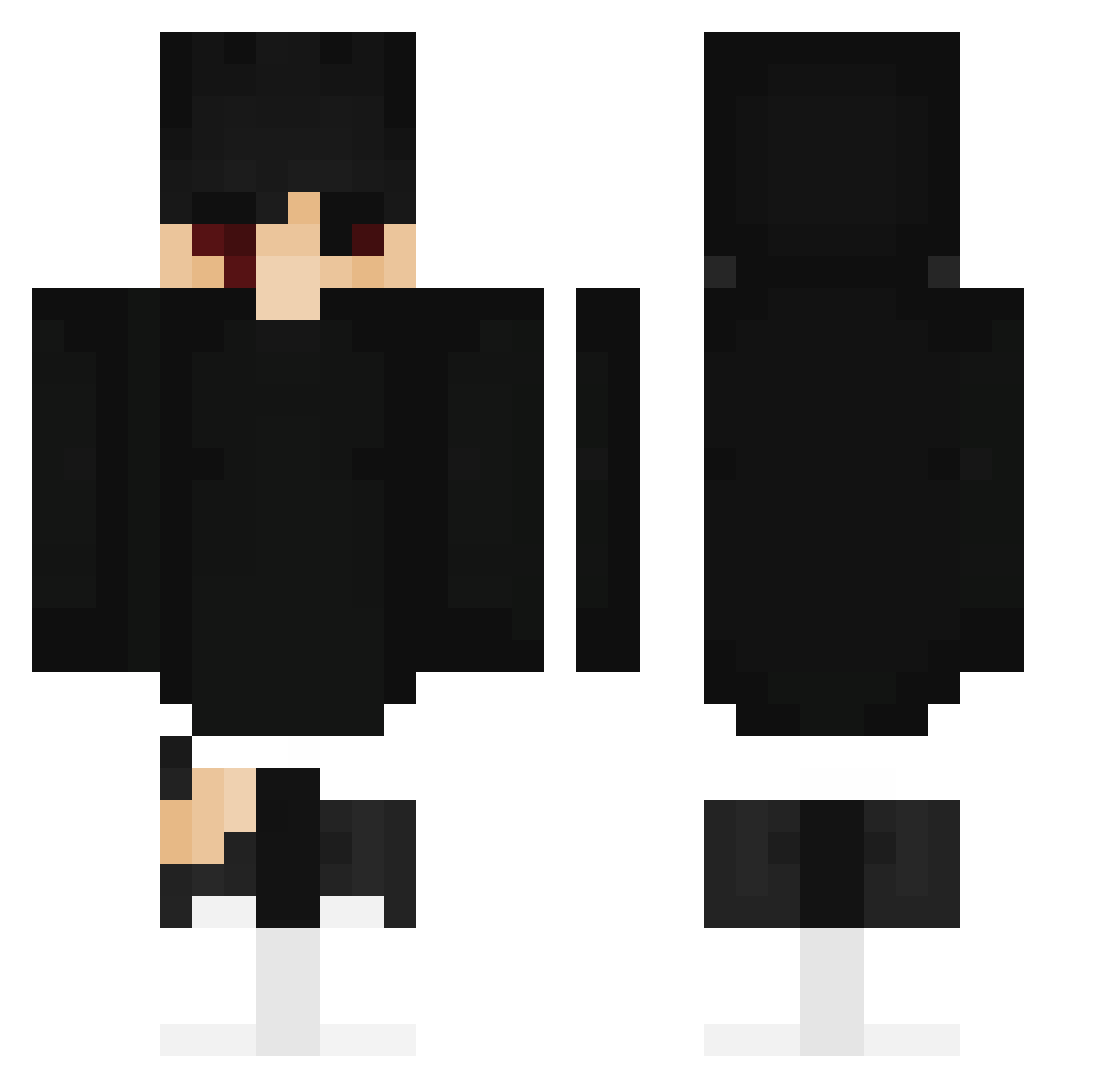 kotel_1 Minecraft skin, front and back view