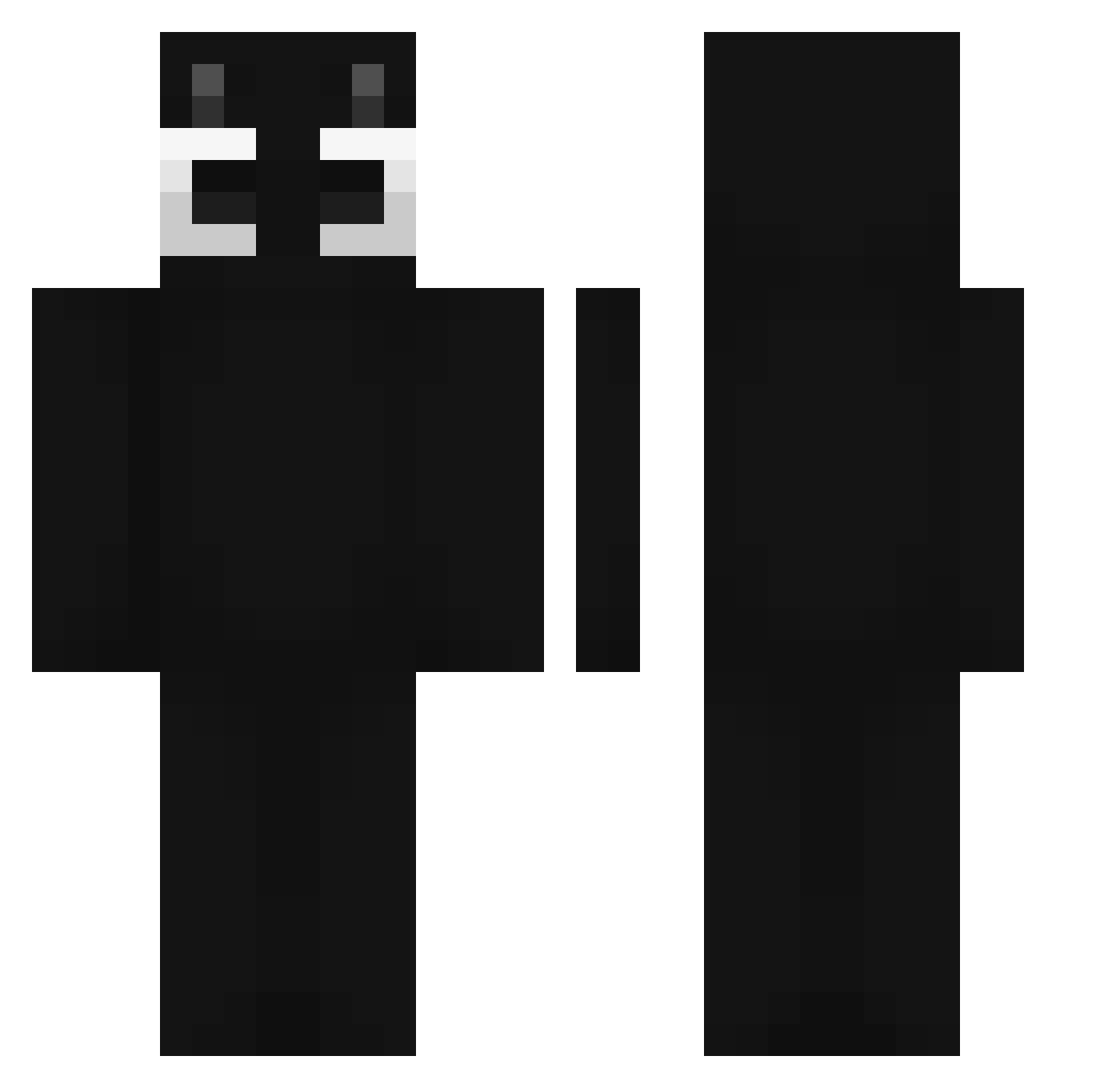 KochamStupkixd Minecraft skin, front and back view