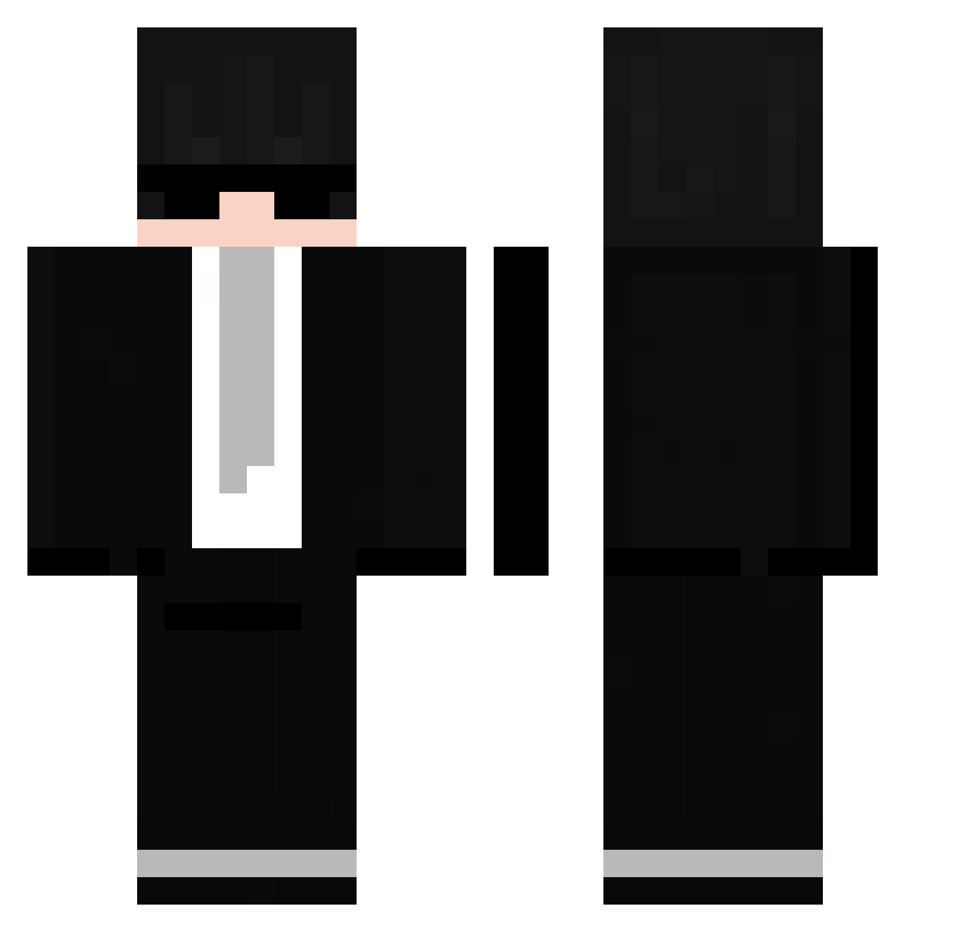 OP_chris_OG Minecraft skin, front and back view