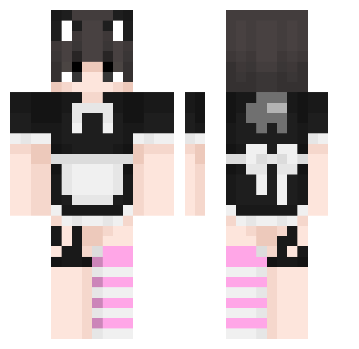 _Fleez_ Minecraft skin, front and back view