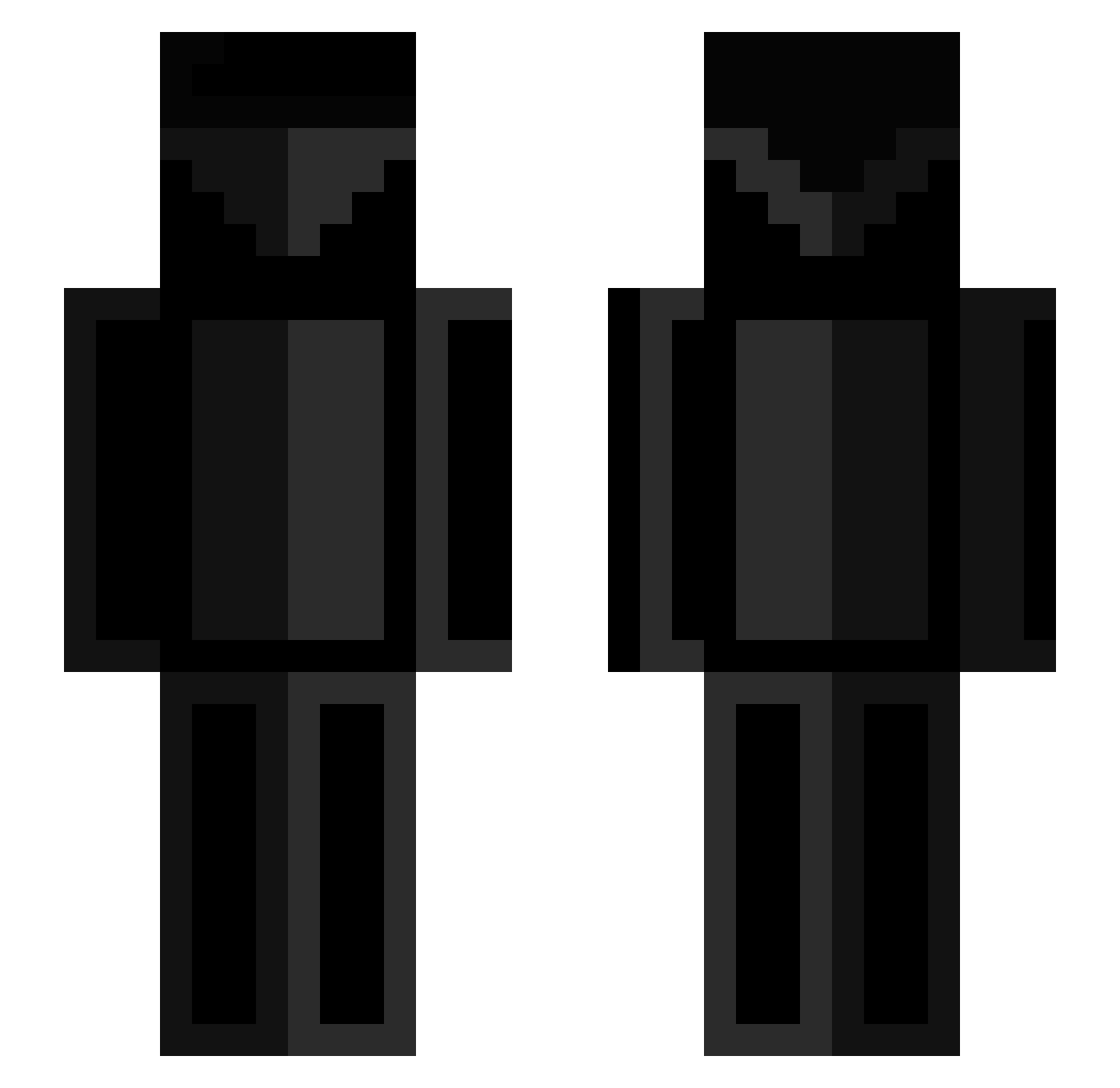 JeffProGamer351 - all black Minecraft skin