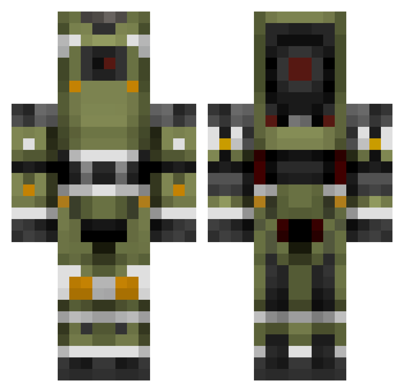 SigmaBoy4747 Minecraft skin, front and back view