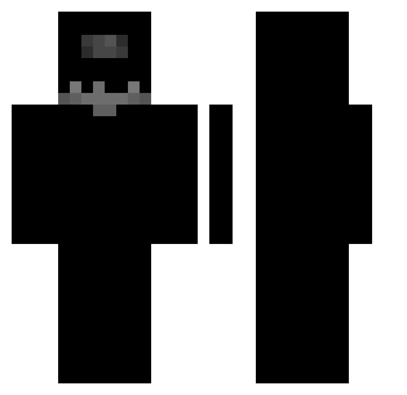 yqarxo102 Minecraft skin, front and back view