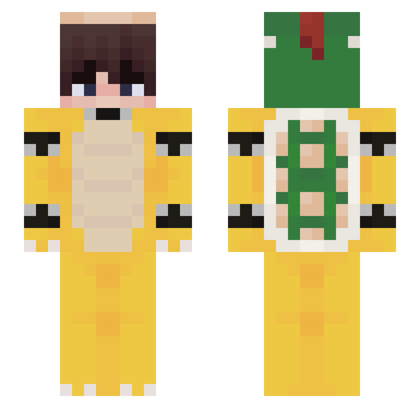 NRO_BenjxX Minecraft skin, front and back view