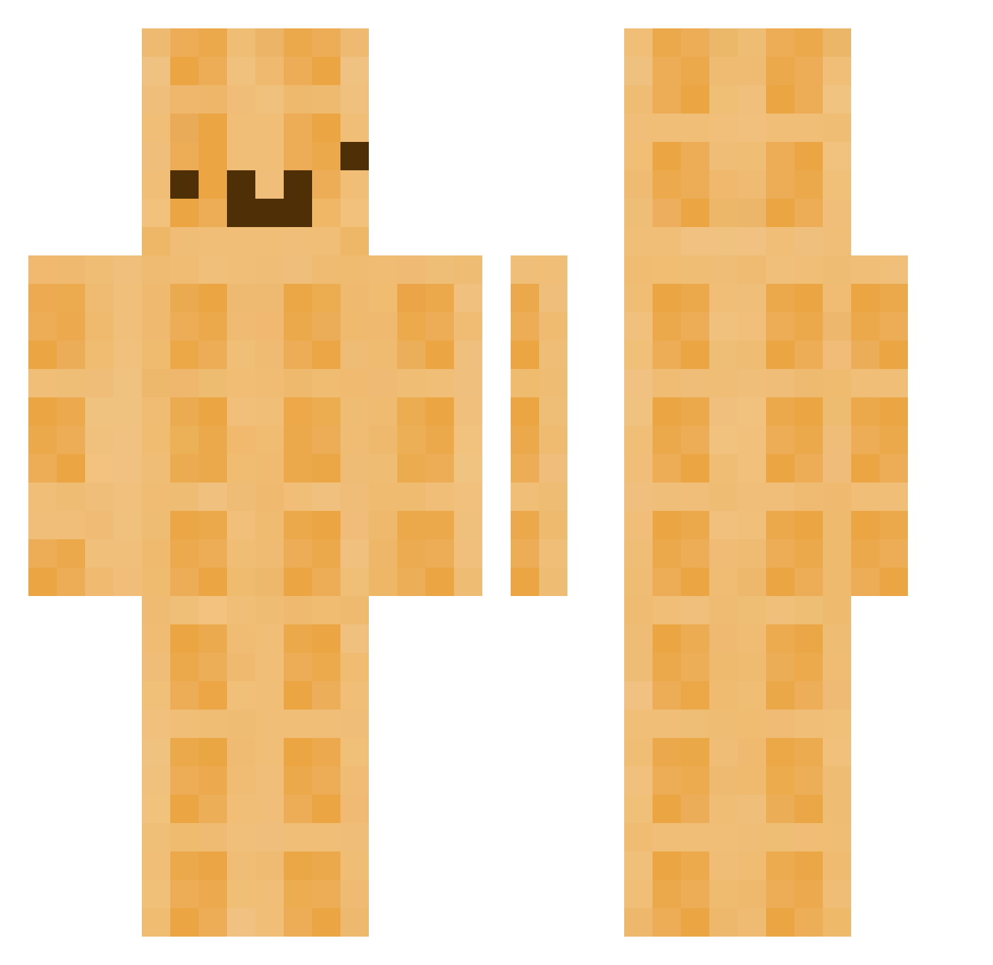 Sir_MapleSyrup Minecraft skin, front and back view