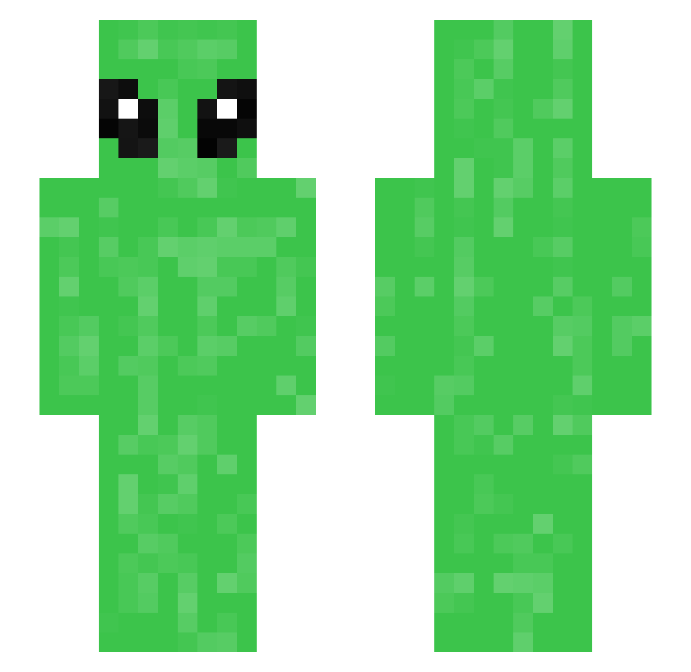 WietPlantje237 Minecraft skin, front and back view