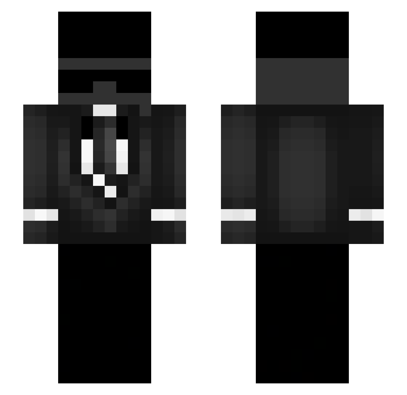 rayomacuin12 Minecraft skin, front and back view