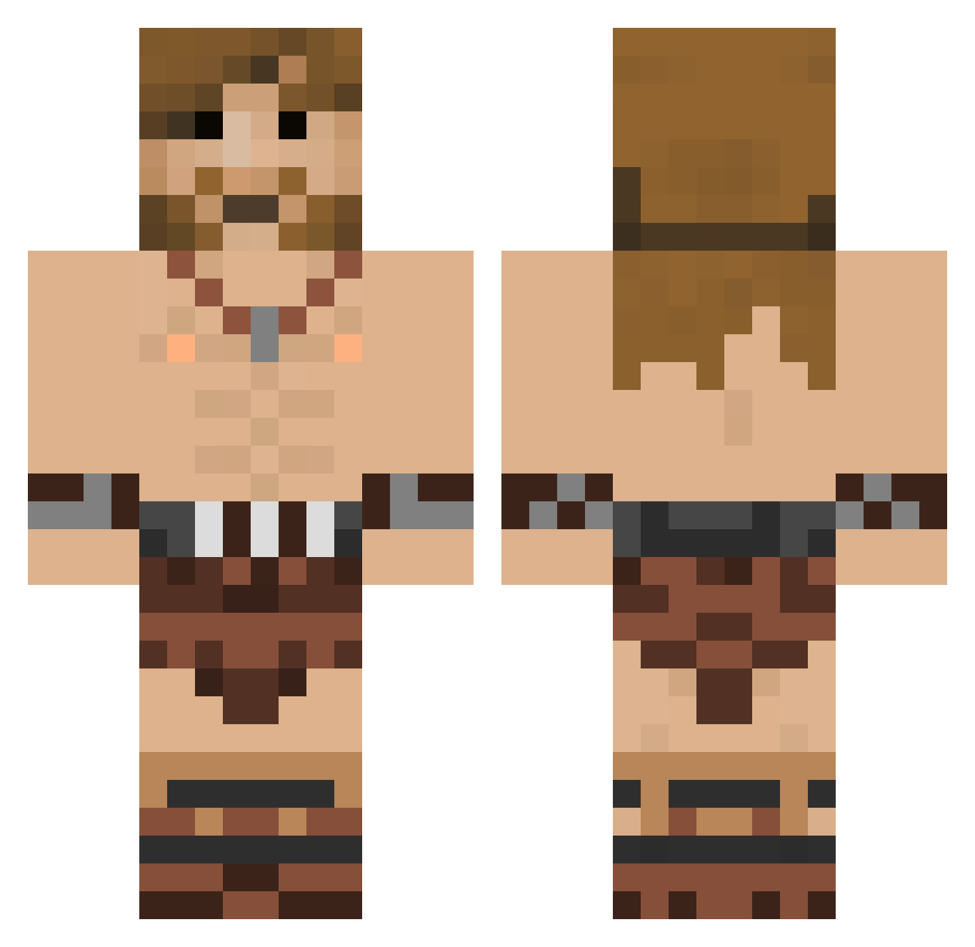 benbo2705 Minecraft skin, front and back view