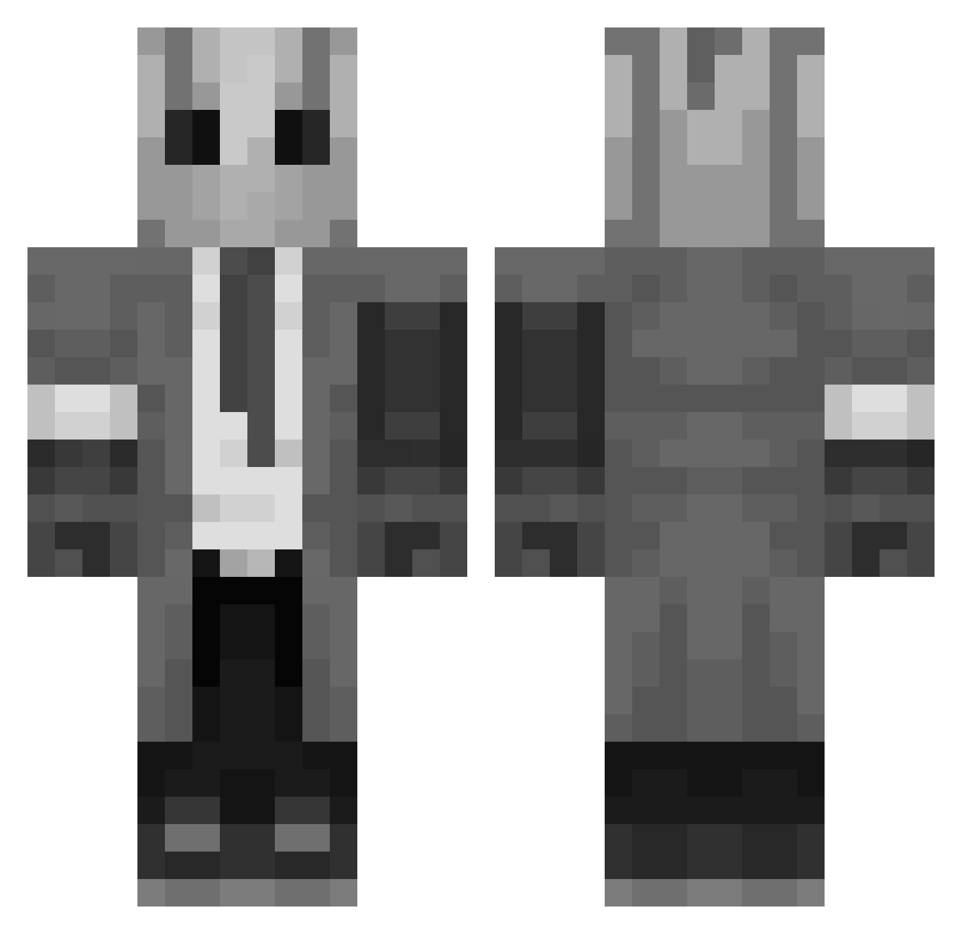 ert_345 Minecraft skin, front and back view