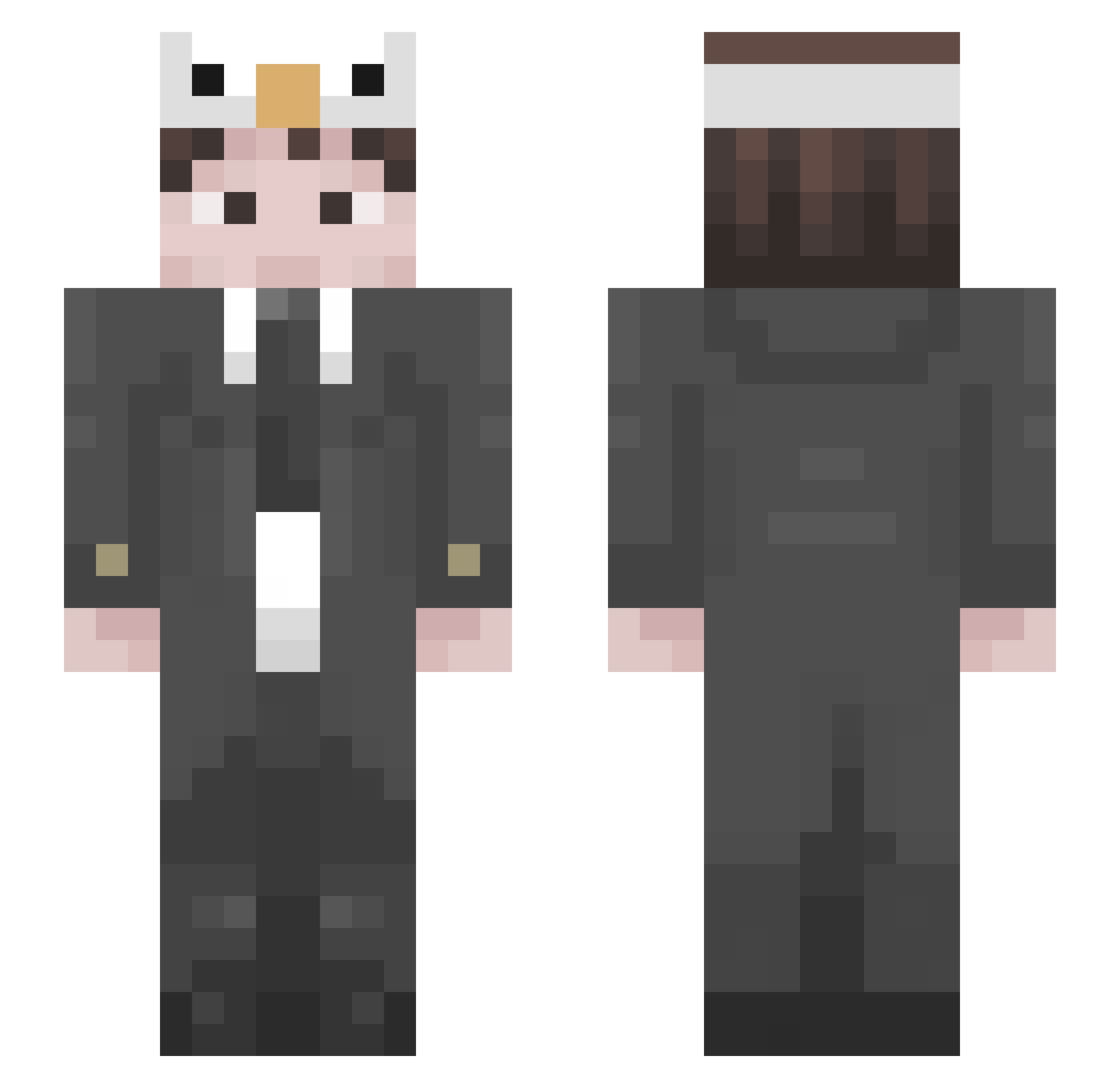 EpicNoob933 Minecraft skin, front and back view
