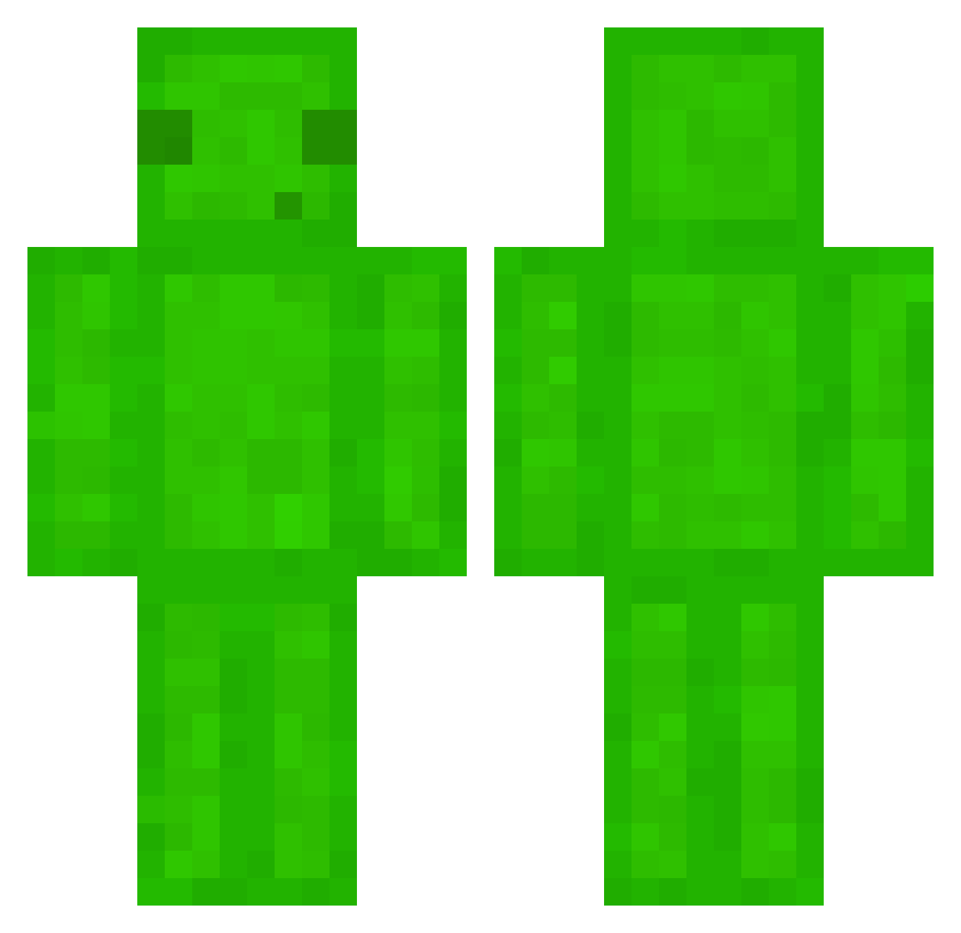 iAmWingz Minecraft skin, front and back view