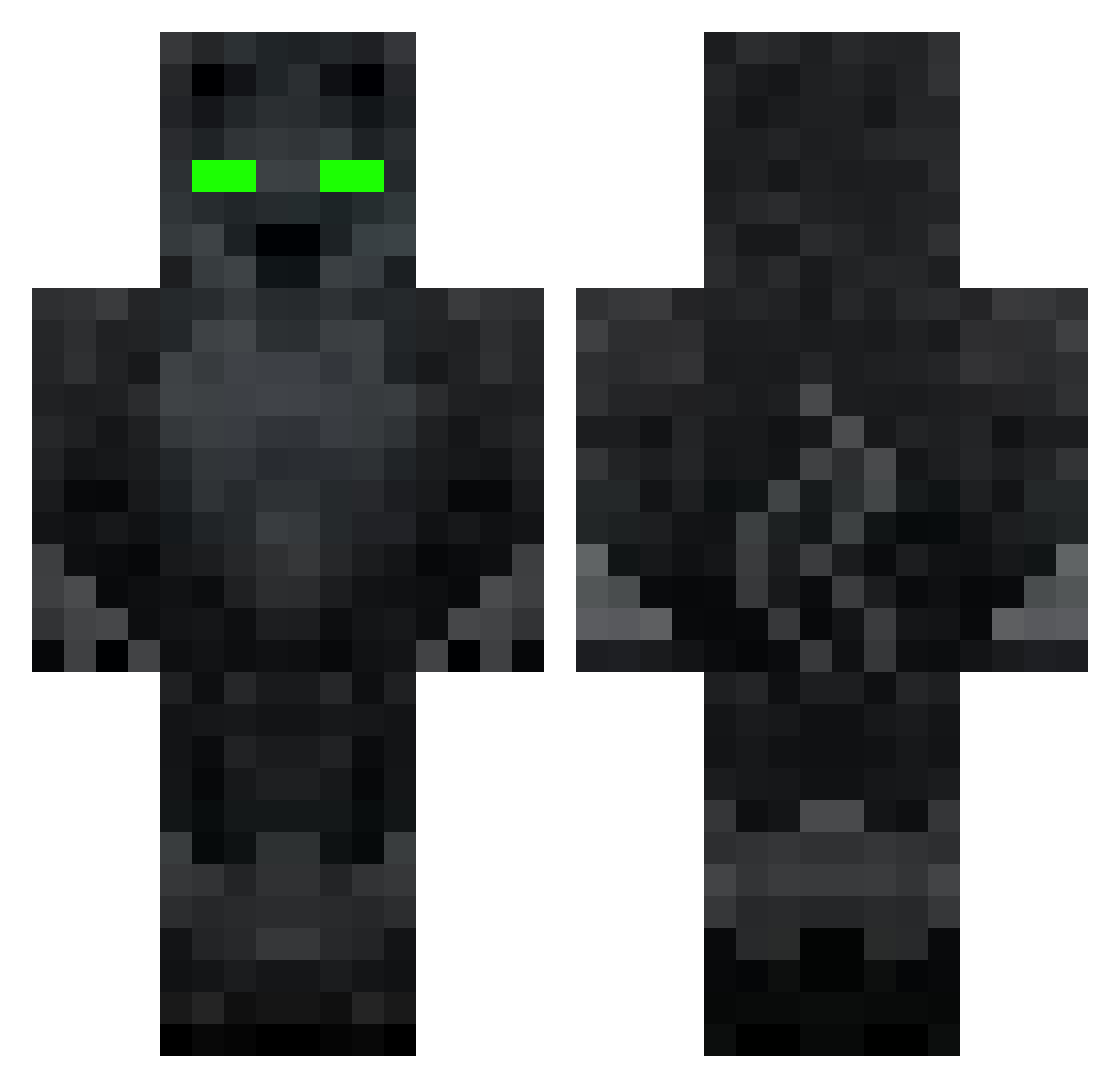 Giian_ Minecraft skin, front and back view