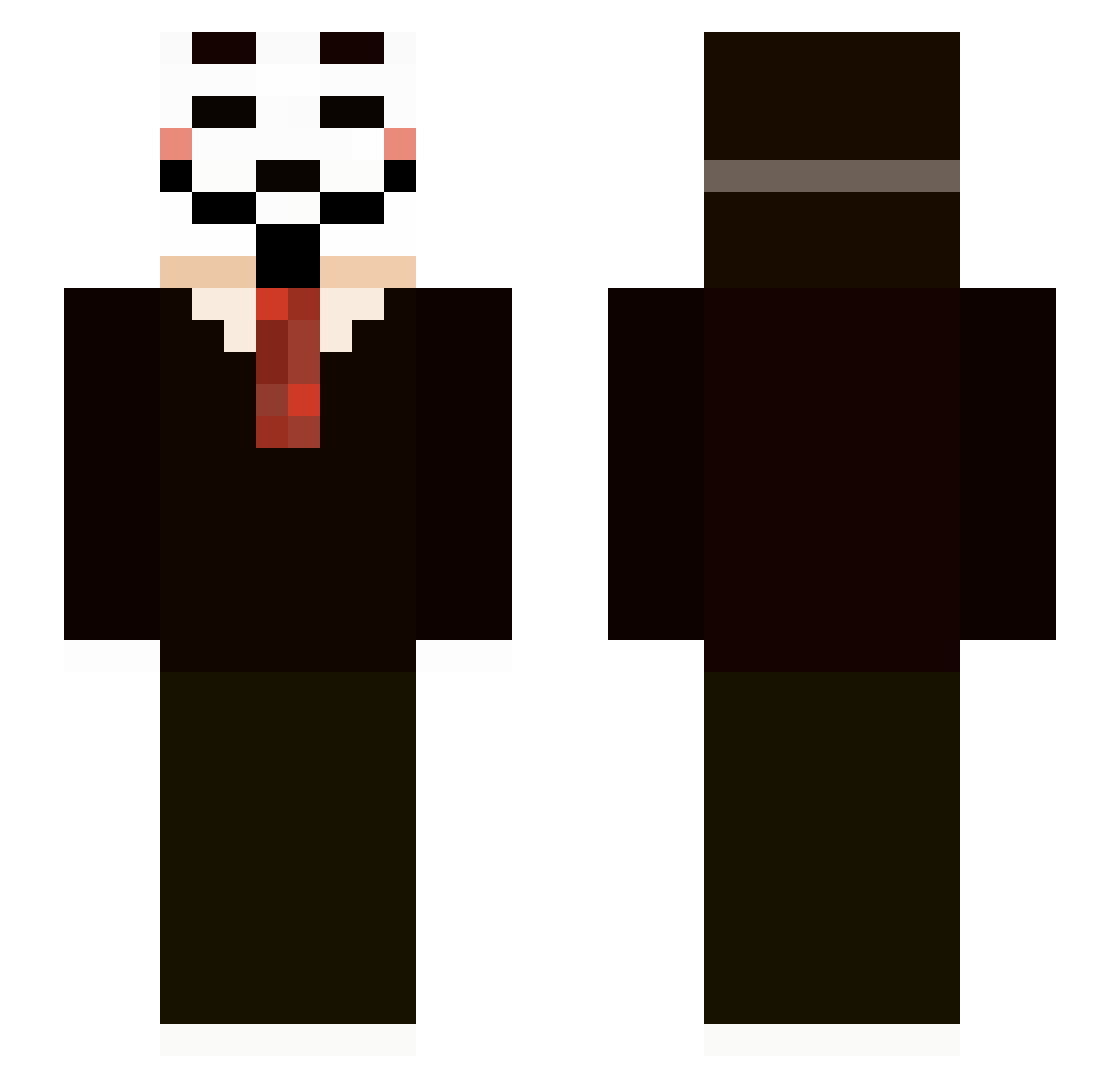 KaiserEmre Minecraft skin, front and back view