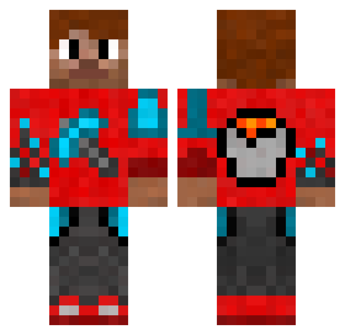 FabMansik - lava bucket Minecraft skin