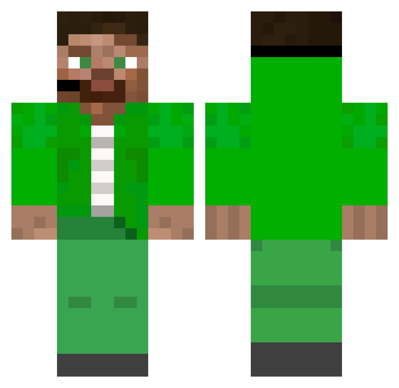 ignacio1234 Minecraft skin, front and back view