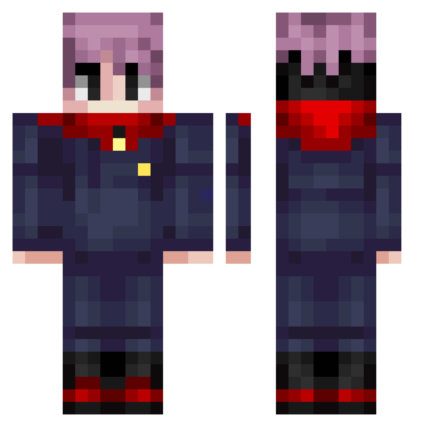 yangyifei_234 Minecraft skin, front and back view