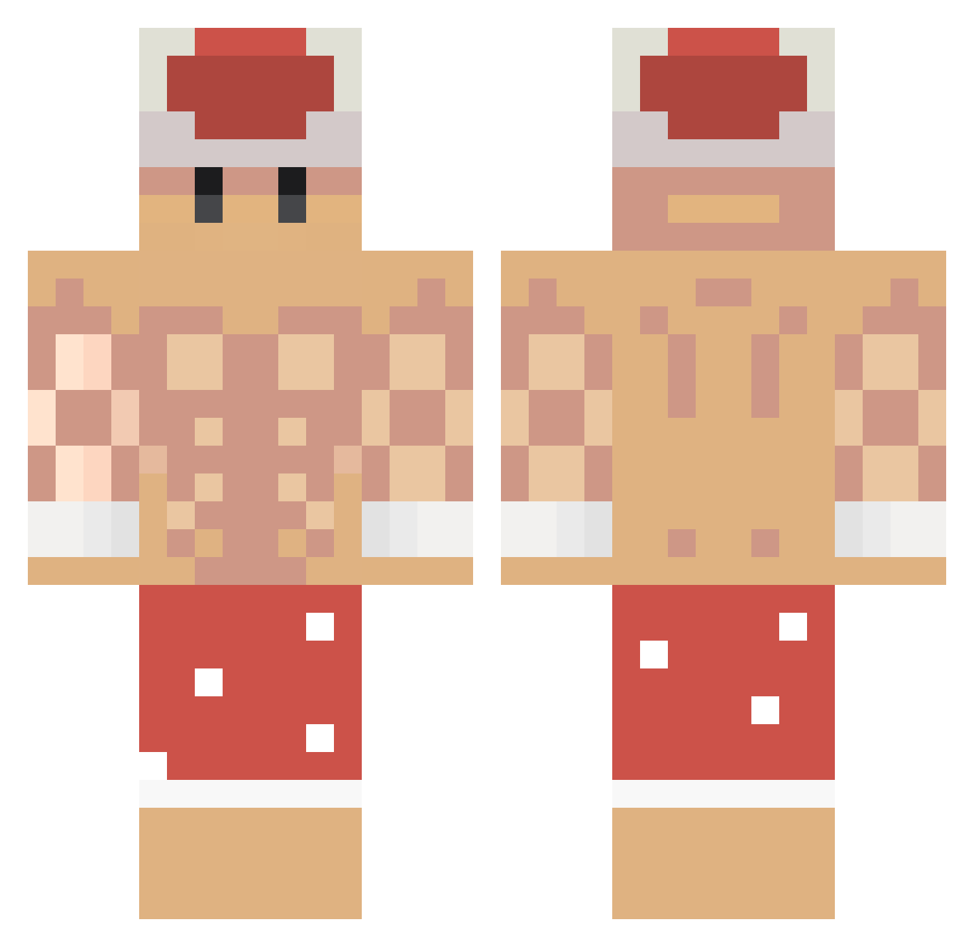 StonedMercenary Minecraft skin, front and back view