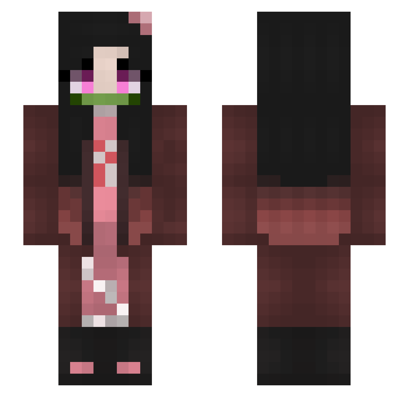 CSRenato107 Minecraft skin, front and back view