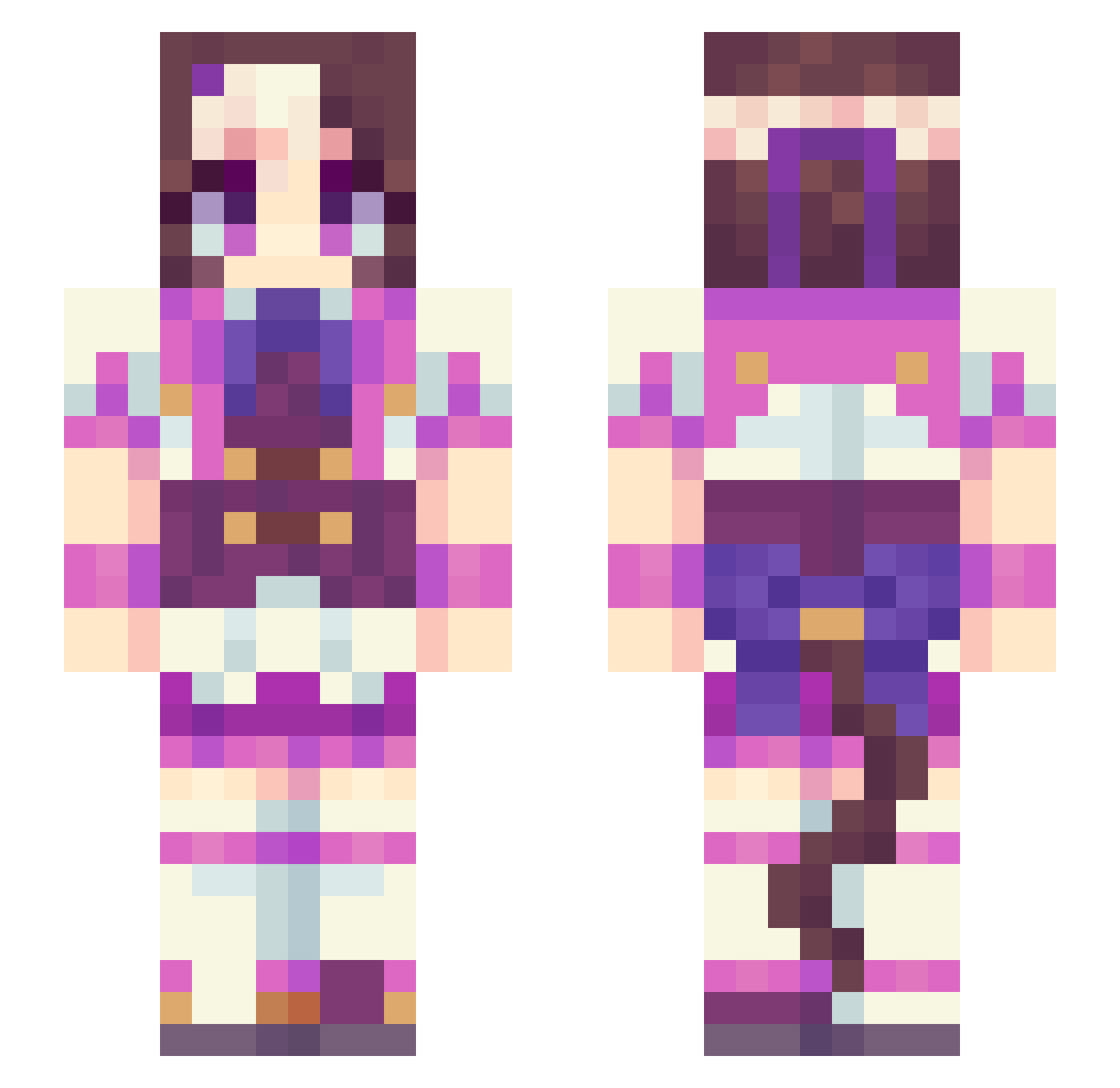 Epesi99 Minecraft skin, front and back view