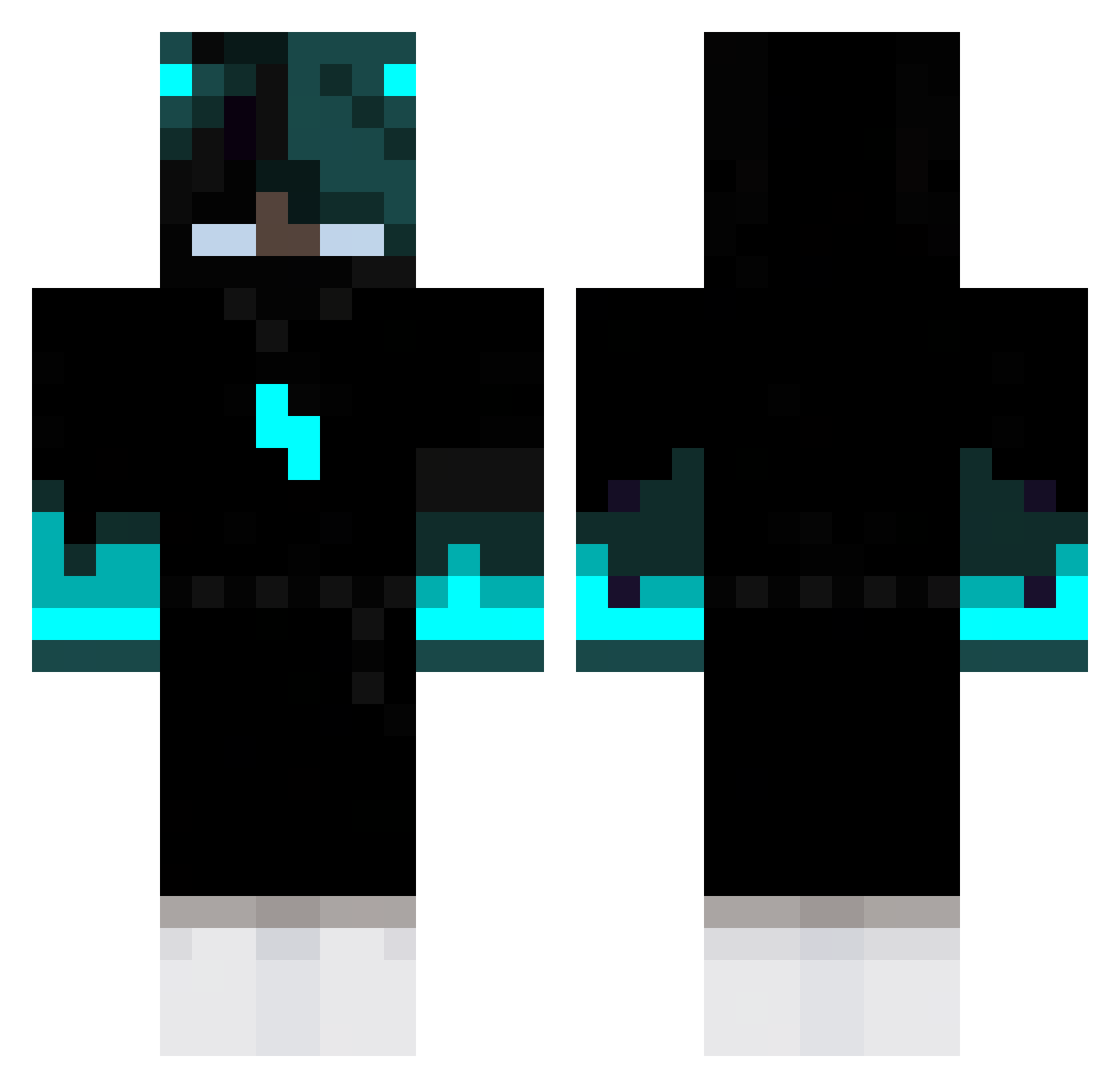 LilBrowniee_ Minecraft skin, front and back view