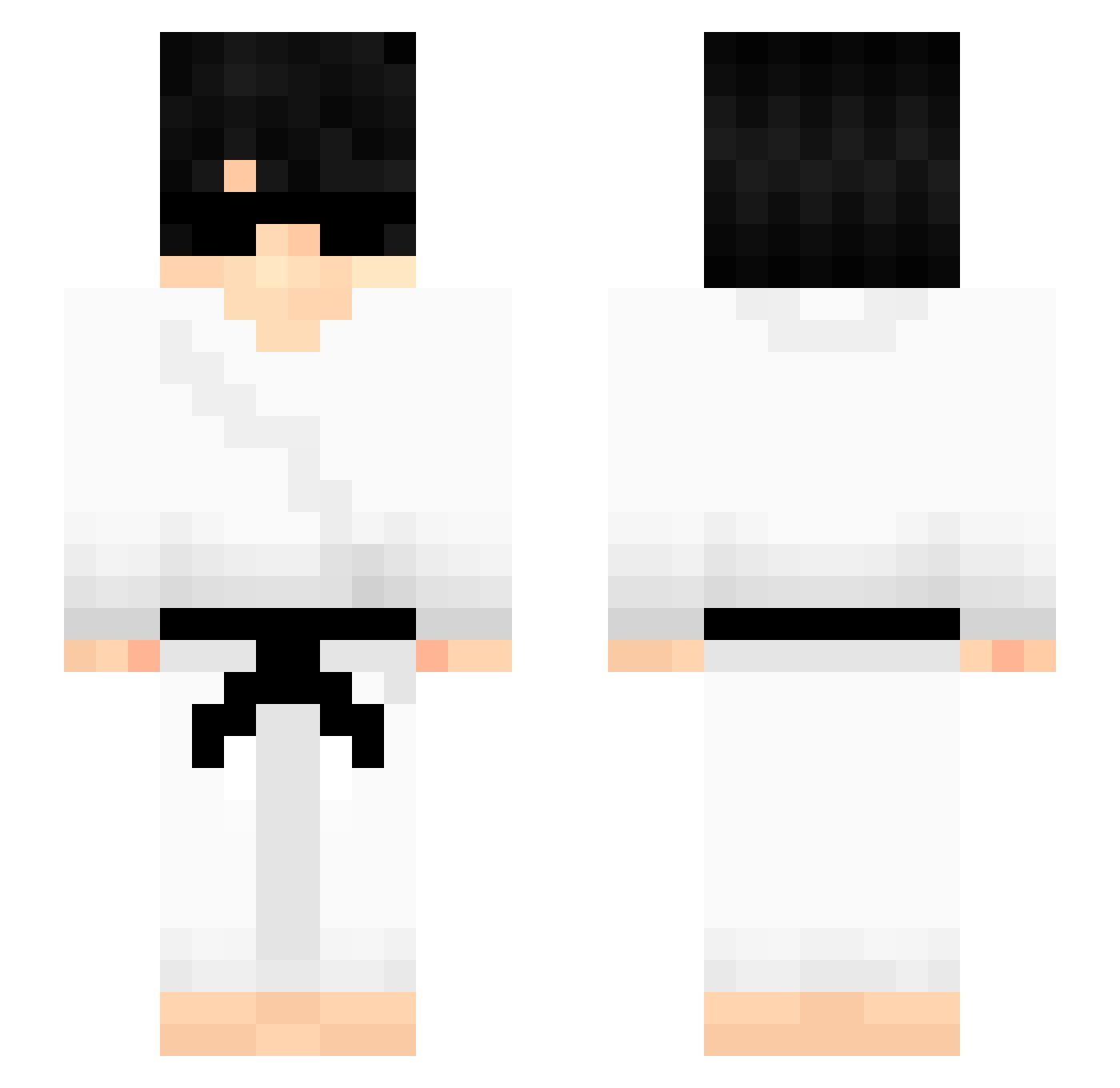 jacker2115 Minecraft skin, front and back view