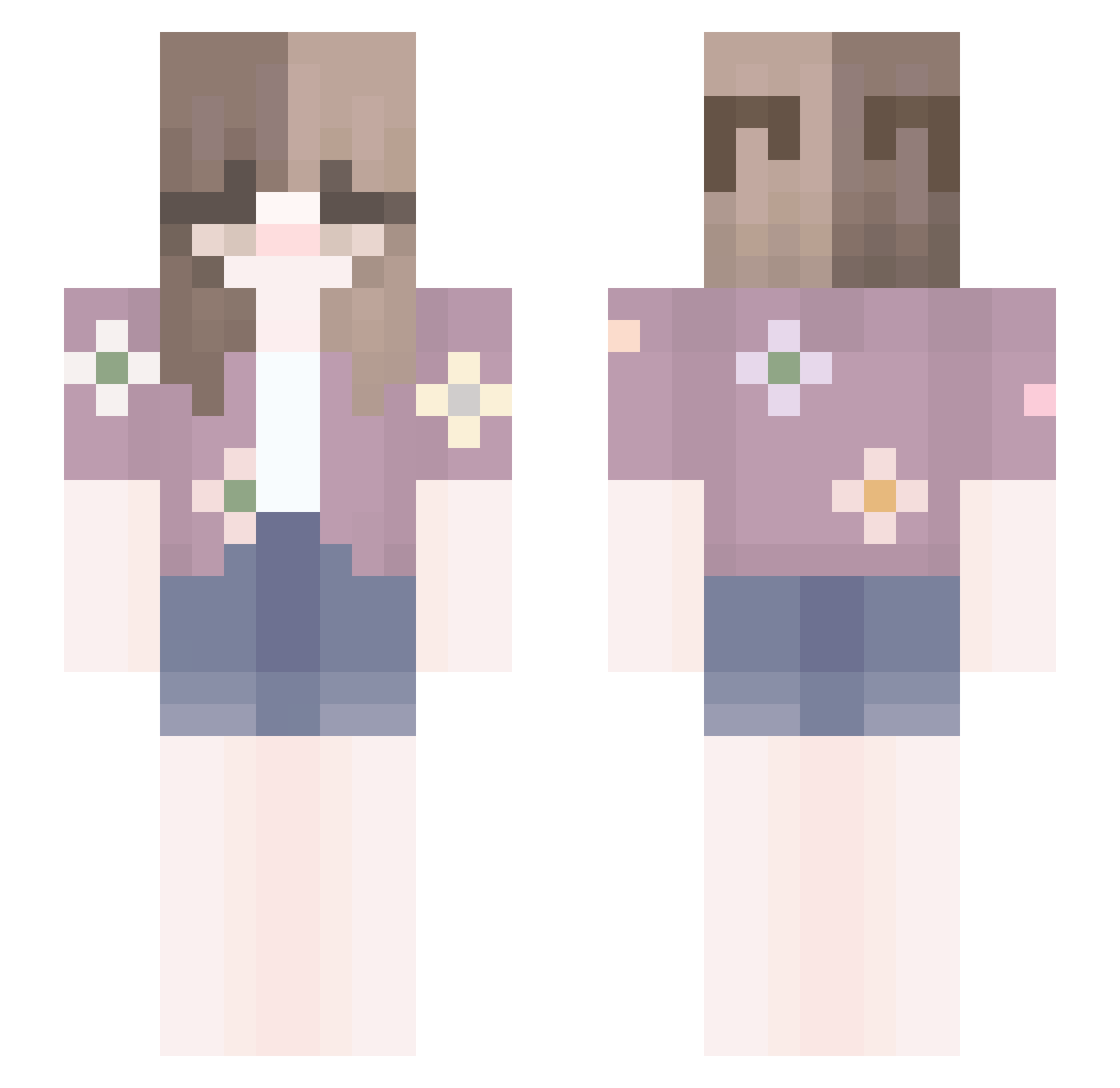 frogescawastaken Minecraft skin, front and back view