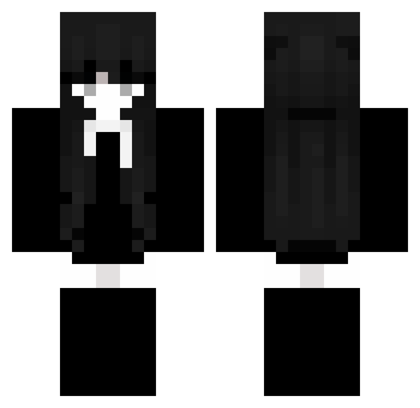 _Iristhatcher_ Minecraft skin, front and back view