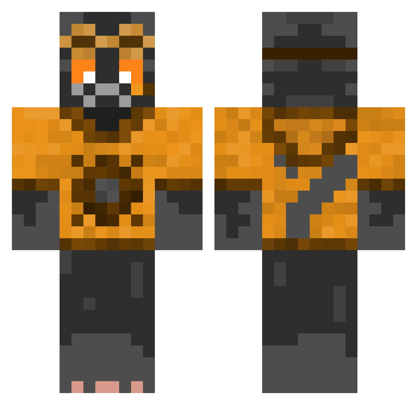 jltjr75 Minecraft skin, front and back view