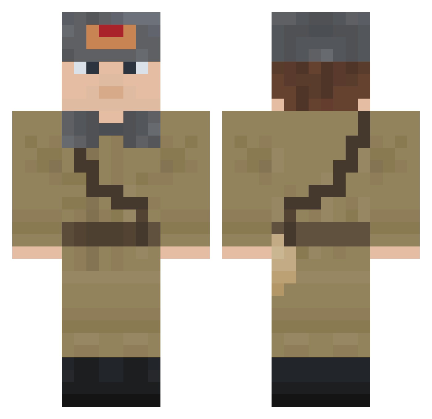 matyasko1232 Minecraft skin, front and back view