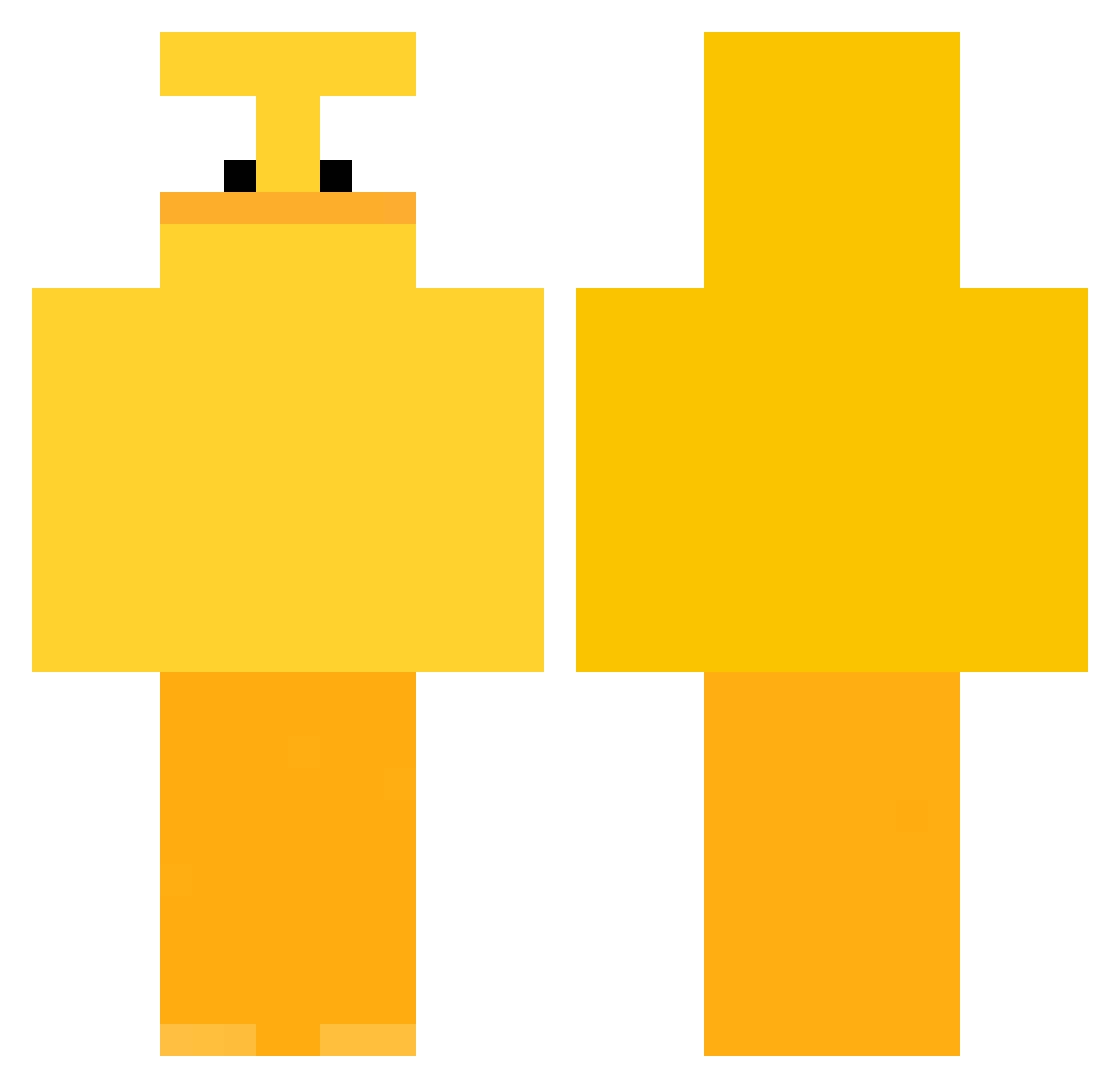 wangjakyungjun Minecraft skin, front and back view