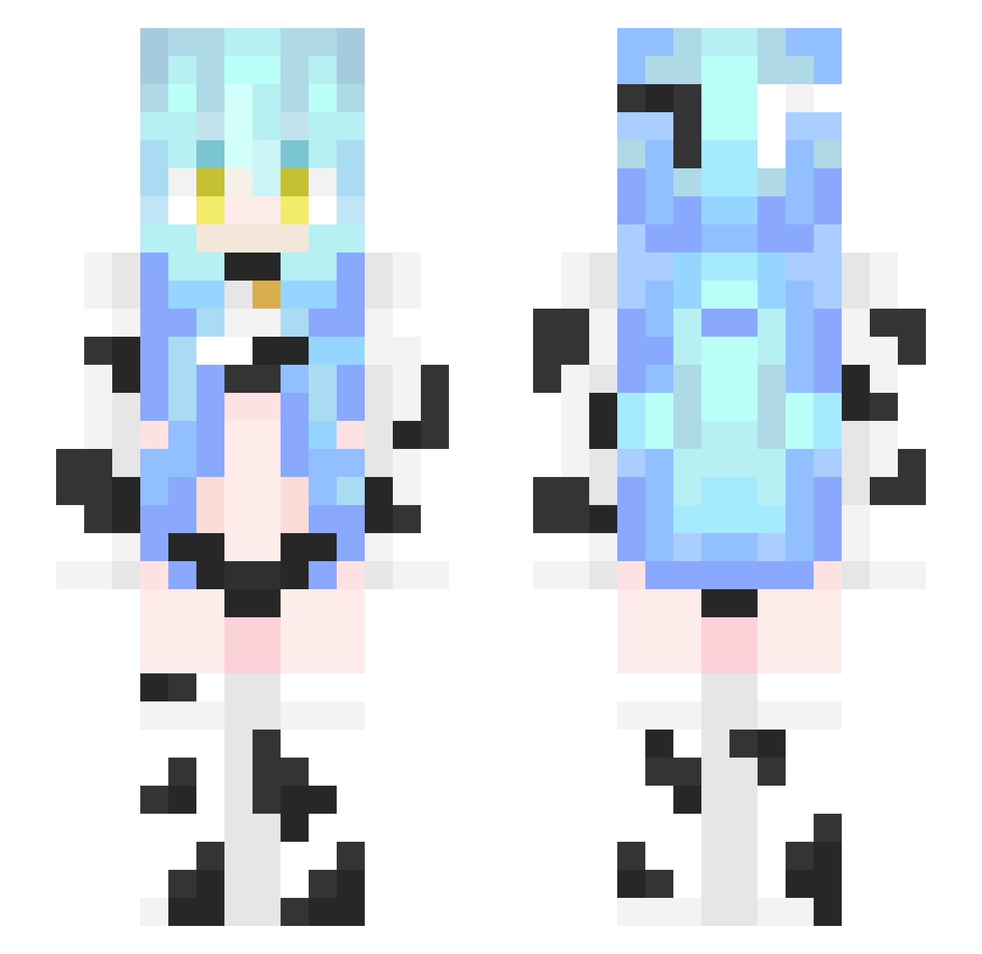 S1rLeggsalot Minecraft skin, front and back view