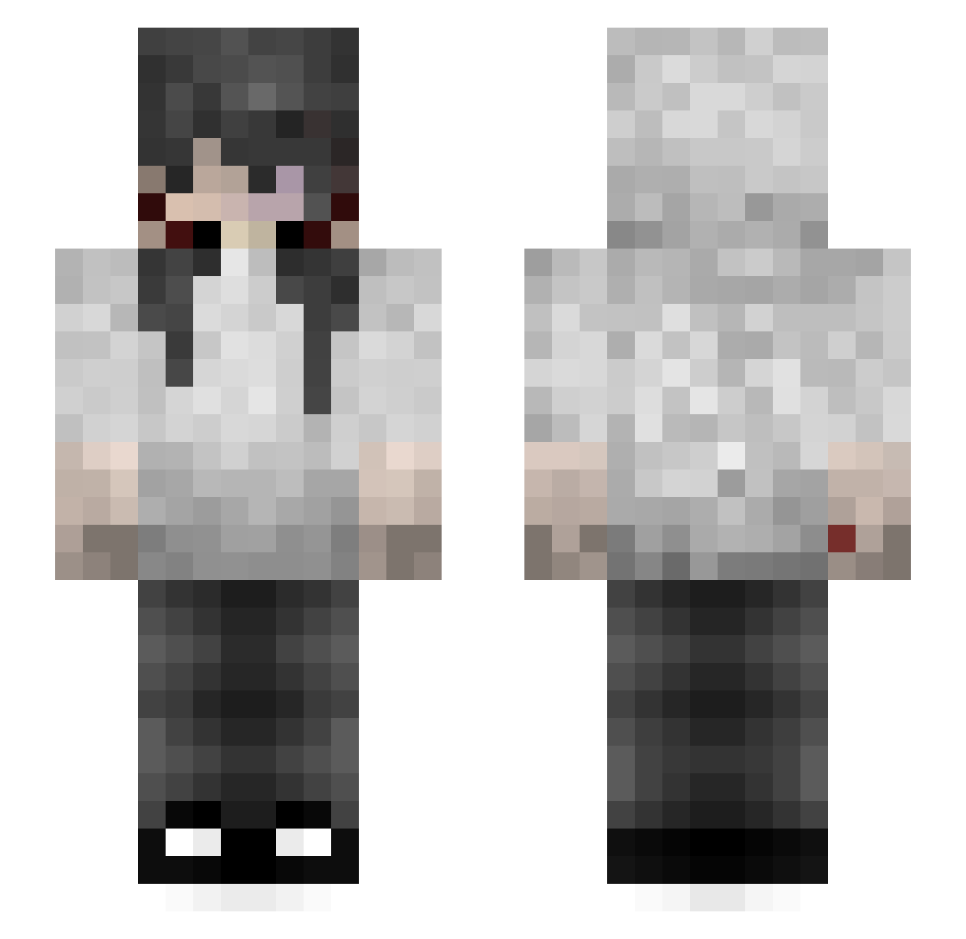 orderofnineangel Minecraft skin, front and back view