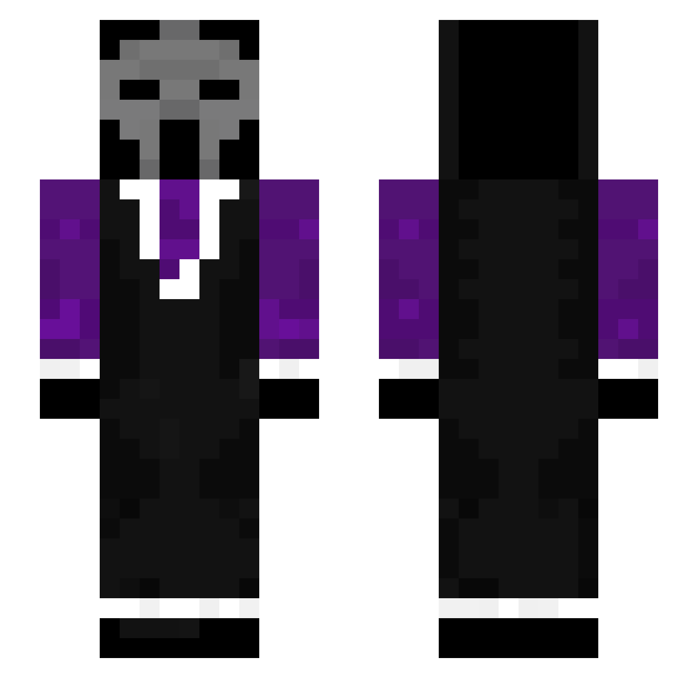 LarryVillarreal Minecraft skin, front and back view