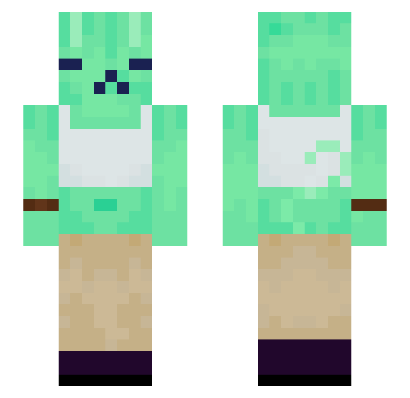 impactdeficiency Minecraft skin, front and back view