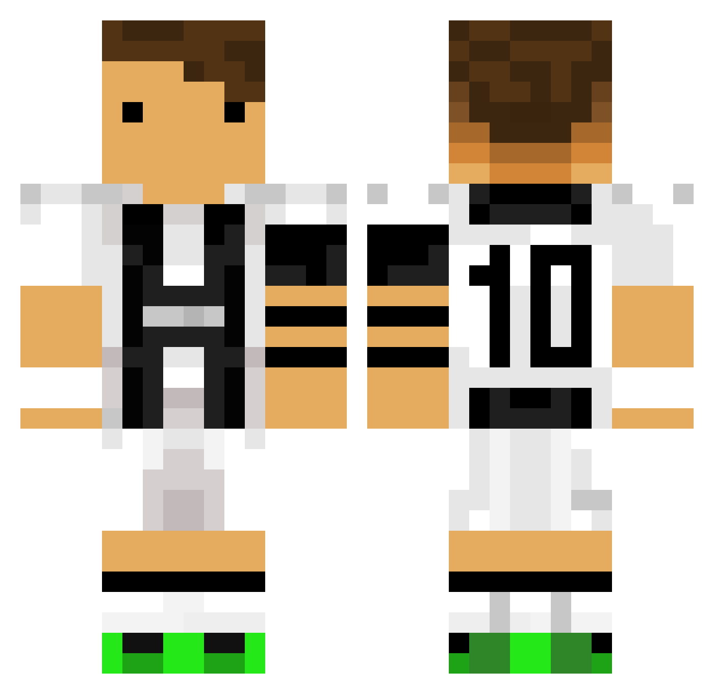 stahu2115 Minecraft skin, front and back view