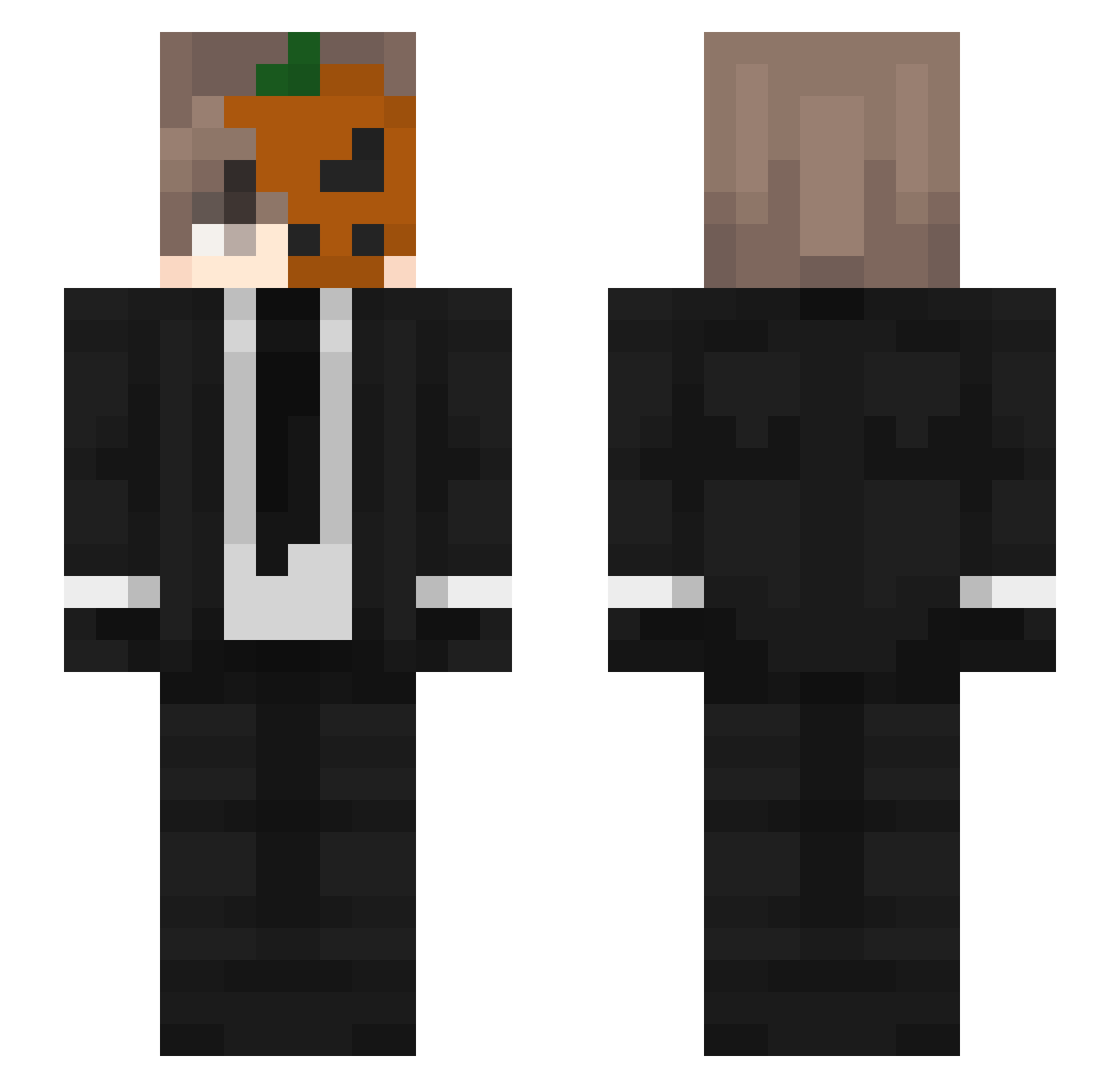 siames_ Minecraft skin, front and back view