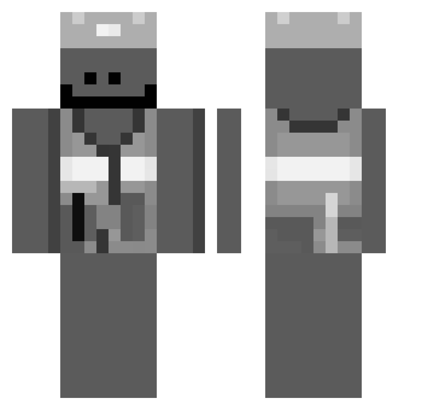 maxnexo Minecraft skin, front and back view